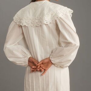 Farm Rio Long Sleeve Embellished mini dress